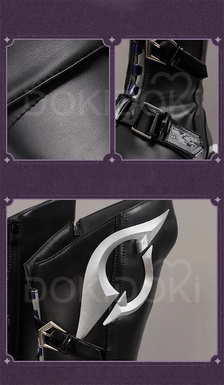 Captain Capitano Citlali Ororon Shoes Game Genshin Impact DokiDoki Men Women Capitano Cosplay Long Boots