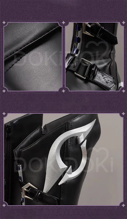 Captain Capitano Citlali Ororon Shoes Game Genshin Impact DokiDoki Men Women Capitano Cosplay Long Boots