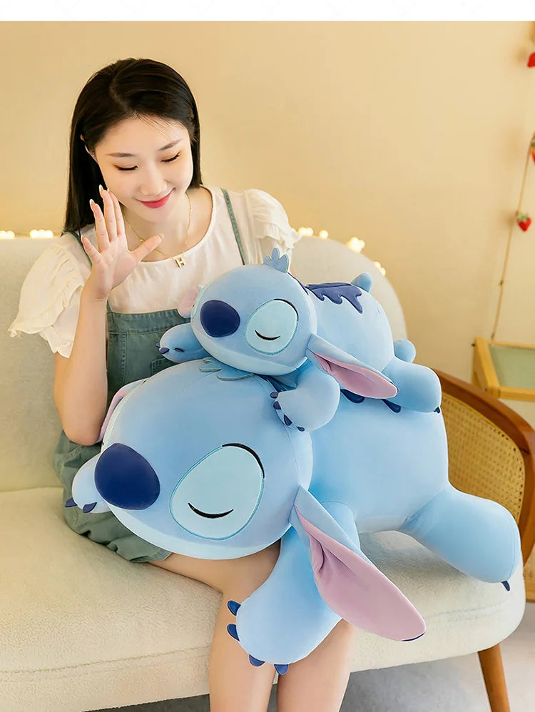 80cm Big Size Disney Lotso Stitch James P. Sullivan Stuffed Animal Cute Plushies Room Decoration Pillow Children's Holiday Gift