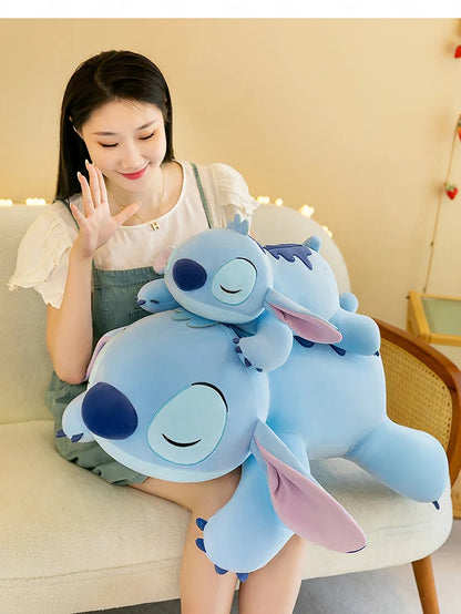 80cm Big Size Disney Lotso Stitch James P. Sullivan Stuffed Animal Cute Plushies Room Decoration Pillow Children's Holiday Gift