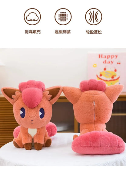 35/45/65CM Big Size Pokemon Vulpix Plushies Cartoon Anime Peluche Stuffed Animal Comfortable Soft Doll Kawaii Ornament Gifts
