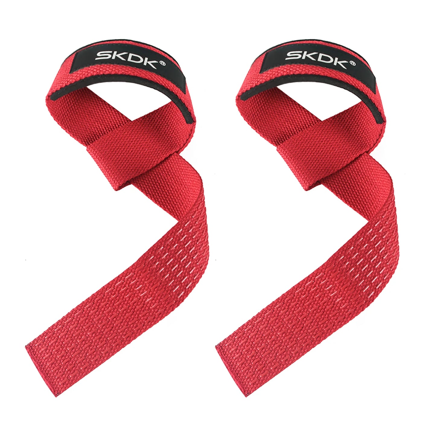 The Codex Weightlifting Gym Anti-Slip Wrist Straps 2pc/3pair/4pc Sport Safety Support Crossfit Hand Grips Fitness - Red