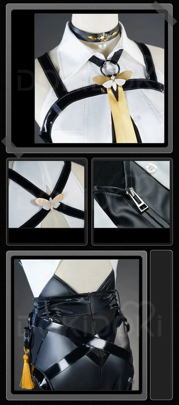 IN STOCK Evelyn Cosplay Costume Game Zenless Zone Zero【S-2XL】DokiDoki-R ZZZ Women Costume Evelyn Chevalier Plus Size