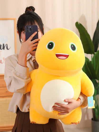 Soft Cute Nailong Milk Dragon Plush Toy Stuffed Cartoon Animals Smile Dinosaur Cuddly Plushie for Kids Boy Birthday Gift Xmas