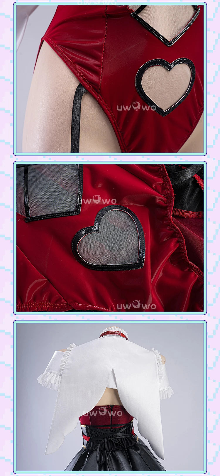 IN STOCK UWOWO Ame Cosplay Game Needyy Streamerr Overloadd Ame-Chan Magical Girl Fanart Cosplay Costume Halloween Costume