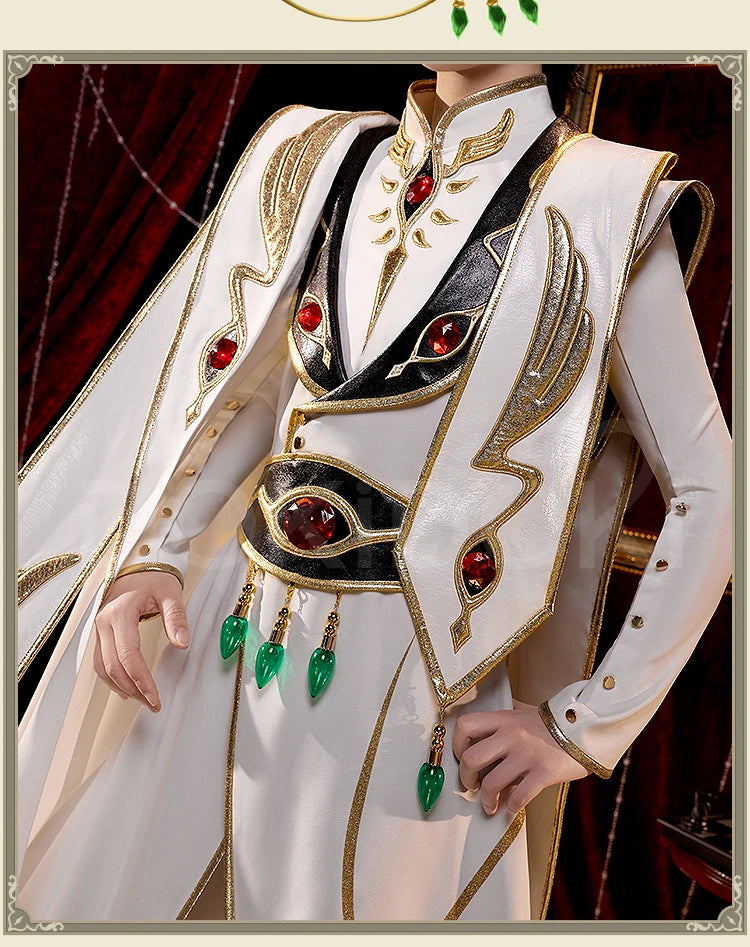 IN STOCK Lelouchh Lamperougee C Cosplay Anime【S-2XL】DokiDoki-SR Men Emperor C Queen Lelouchh Cosplay Plus Size Halloween