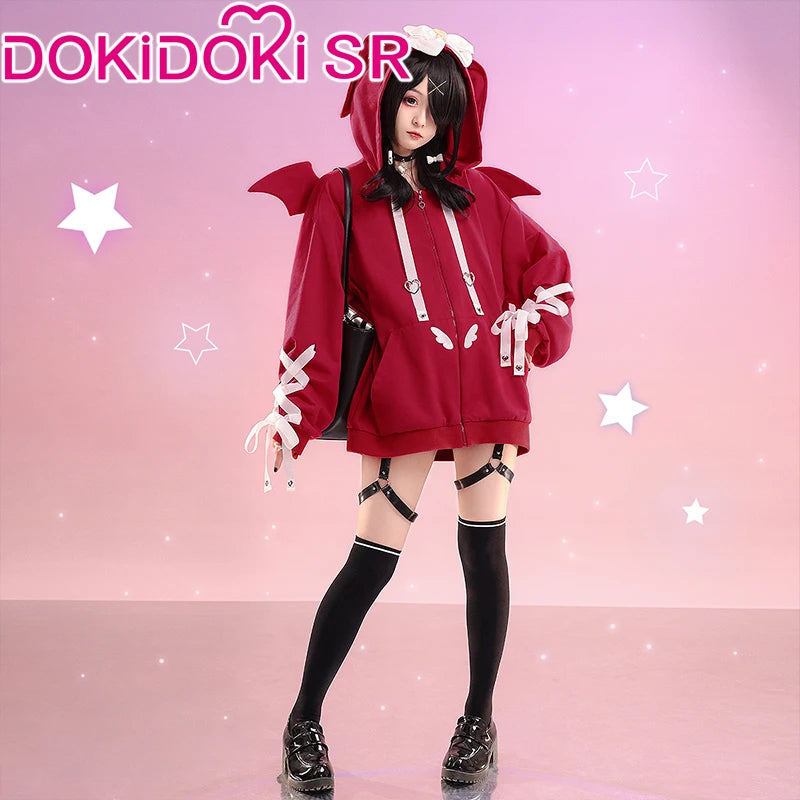 IN STOCK Ame chan Cospaly Costume Game Needy Streamer Overload Cosplay DokiDoki-SR Ame-chan Cospaly Women Causal Wear Costume