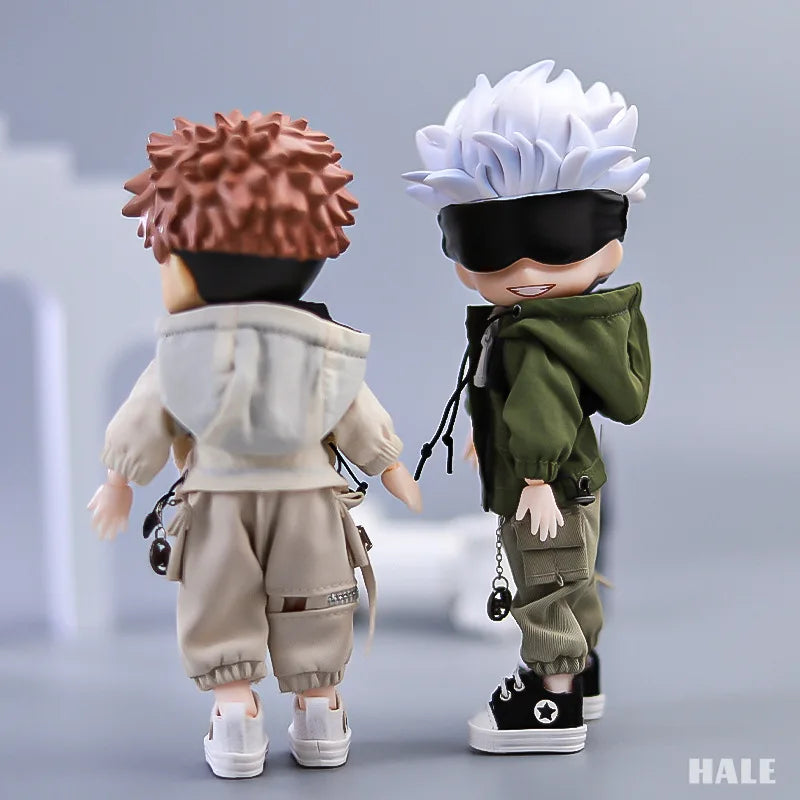 OB11 1/12 Doll Outdoor Jacket and Pants Suit Casual Outfit Accessories for DIY Dolls - 2 / ob11