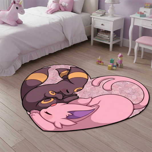 Anime Figure Rug Gardevoir Snorlax Pokémon Colorful Design,Pet Mat,Soft Floor Mat,Soft Decorative Blanket,Game Mat