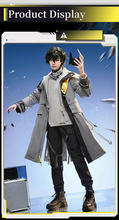 Endministrator A B Cosplay Costume Game Arknights DokiDoki-SR Men Endministrator Cosplay Mask Halloween