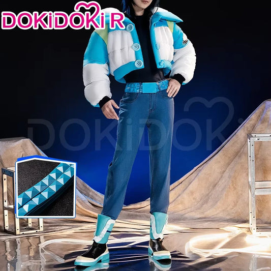 IN STOCK Seragaki Aoba Cosplay Costume Game Dramatical Murder【XS-2XL】DokiDoki-R Halloween Coat Seragaki Belt Plus Size