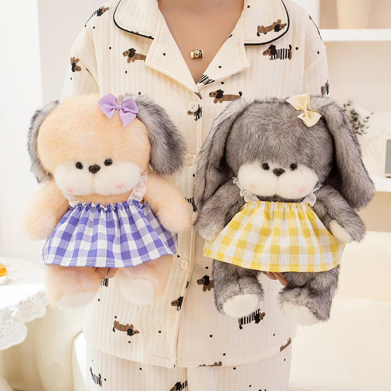 simulation animal doll stuffed cartoon rabbit bear plush toy anime cute soft pillow room decor kids birthday gift