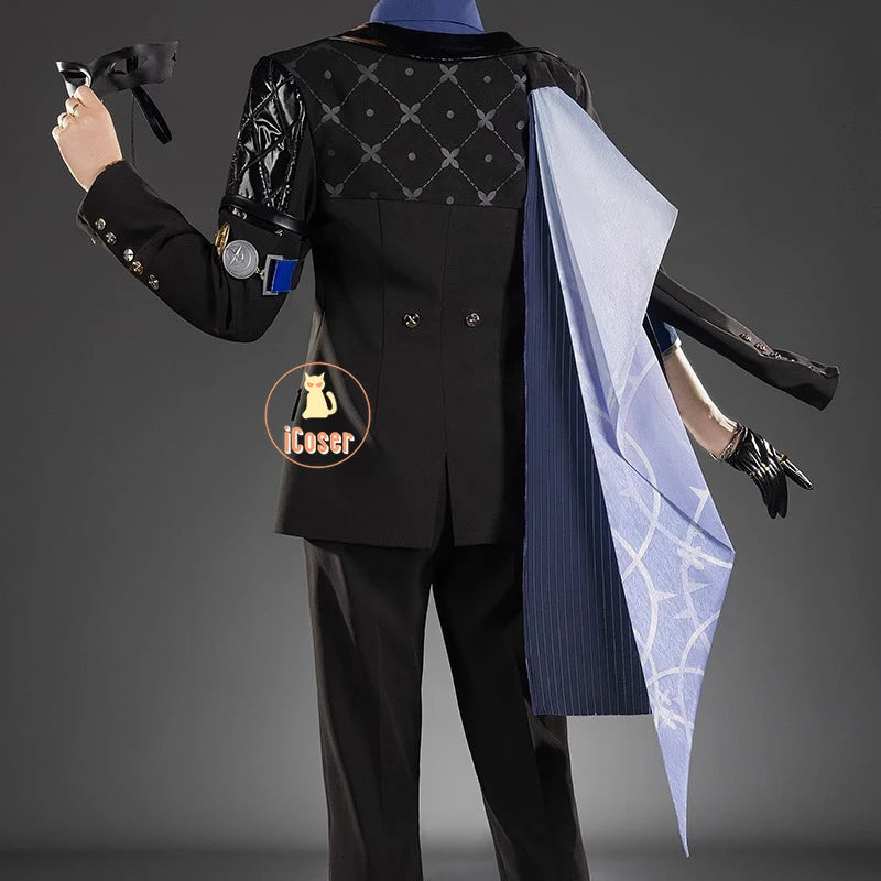 Zenless Zone Zero Hugo Cosplay Costume Wig Hat Mask Earrings Mockingbird New Eridu Hugo Vlad Ravenlock Halloween for Women Girls