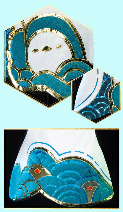 Ahrii Sonaa Cosplay Costume Game Cosplay DokiDoki-R Ahrii Sonaa Skin Spirit Blossom Springs Cosplay Women The Fox Costume