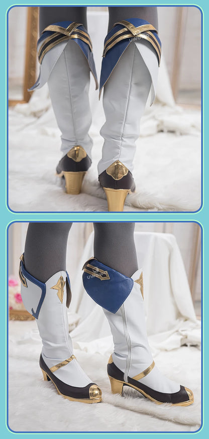 UWOWO Genshin Impact Shoes Sucrose Shoes Anemo Mondstadt Female Cosplay Shoes