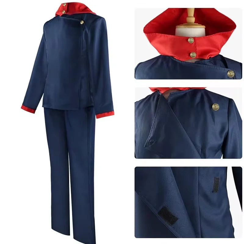 HOMCHEE Trends Itadori Yuji Cosplay Set Adult Cotton Polyester
