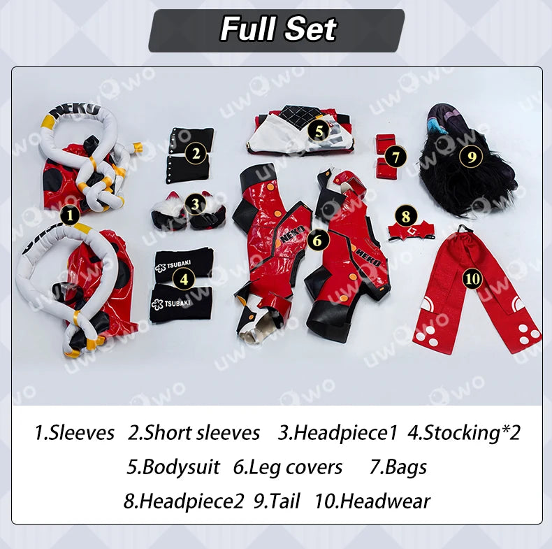 UWOWO Collab Series: Game Zenlesss Zone Zero Nekomiyaa Mana Cosplay Costume