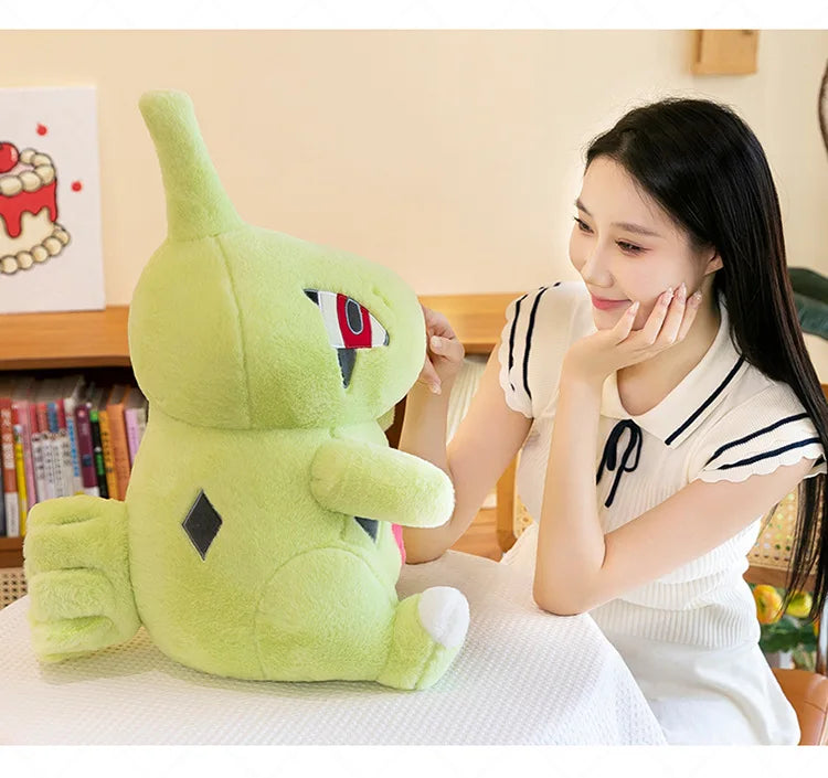 35/70cm Larvitar Pokemon Plush Toys Large Anime Doll Cute Pillow Giant Pokémon Plushie Tyranitar Stuffed Gift for Kids Christmas