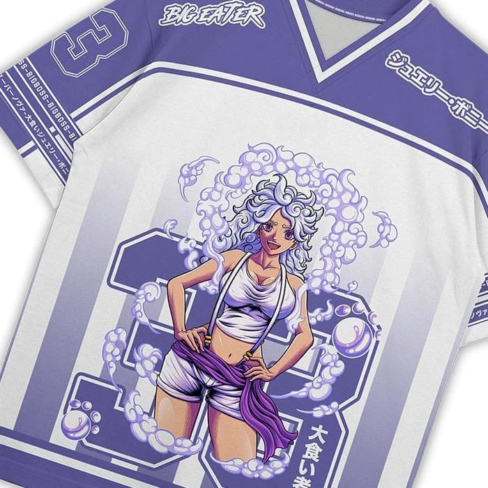 33 Jersey One Piece Jewelry Bonney Anime Mecha Y2k Kpop Baseball Hockey T-shirt Fashion Streetwear Anime Daily Unisex Tops Tees