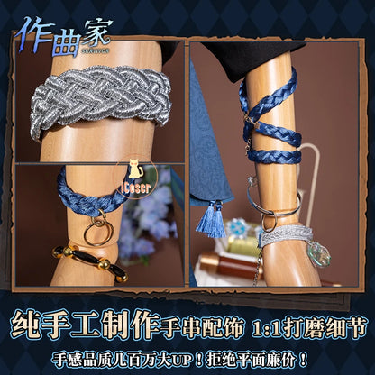 Identity V Clear Rationality Cosplay Costume Wig Composer Frederick Kreiburg Uniform Headwear Halloween for Women Men Carnival