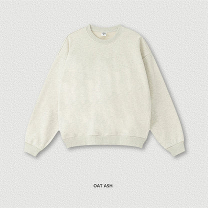 ZODF Fashion Autumn Men Solid 360gsm Sweatshirt Unisex Solid Loose Sport O Neck Pullovers Brand Clothes HY0938