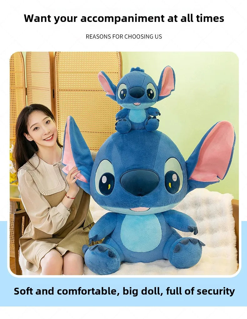 Stitch Plush Interstellar Baby Doll Accompanies Children to Sleep Room Decoration Sofa Ornament Pillow Children Christmas Gift