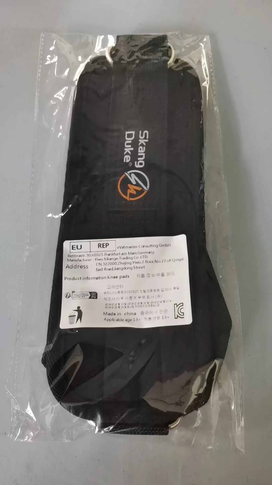 1pc Padded Neoprene Ankle Strap with Double D-Ring for Cable Machines Gym Workouts Leg Extensions - Black 1PC