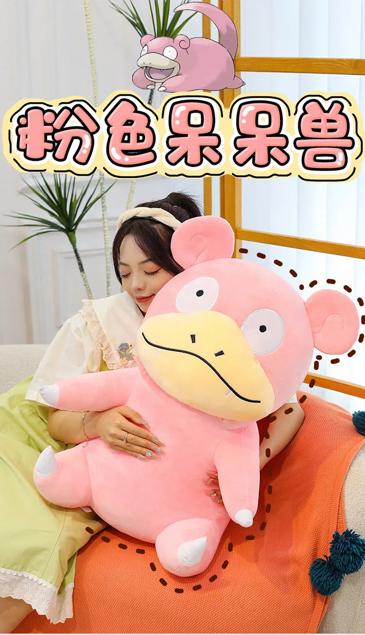 30/50/70cm Big Size Pokemon Slow Poke Anime Plush Stuffed Doll Room Decoration Plushies Kawaii Pillow Ornaments Children's Gifts