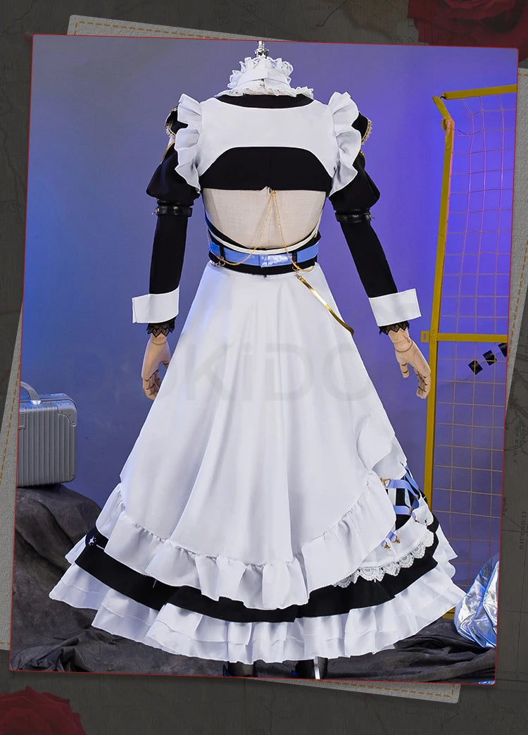 Blade Cosplay Costume Game Nu: Carnival Cosplay【S-2XL】DokiDoki-R Men Sexy Maid Costume Dress Blade Halloween Cosplay Plus Size