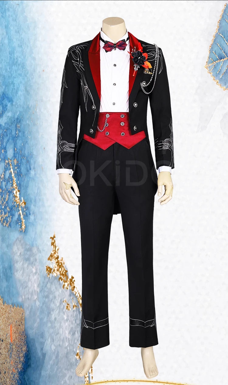 Sylus Rafayel Xavier Zayne Cosplay Costume Game Love and Deepspace【XS-2XL】DokiDoki-R Men Sylus Rafayel Wedding Suit Plus Size