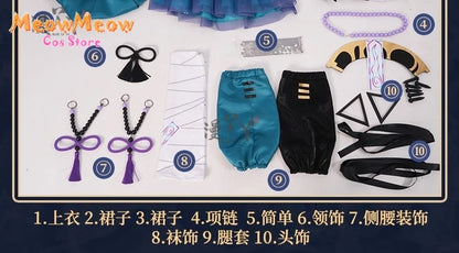 Project Sekai Zombie Cosplay Costume Adult Woman Polyester