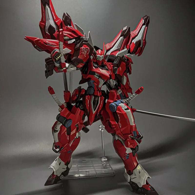 Full Armor Dussack Red Night Dedicated Machine DSK-02 Series Finished Alloy Skeleton ABS Action Figure Assembly Model Boy Gifts