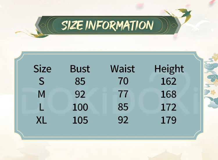 IN STOCK Shi Qingxuan Cosplay Costume Anime Tian Guan Ci Fu Cosplay DokiDoki-R Shiqingxuan Men Costume Shiqingxuan Women Version