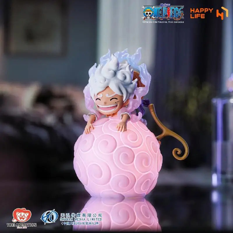 One Piece jimei Devil Fruit Serie Voice-Controlled Night Light Luffy Nico Robin Chopper Portga·D· Ace Anime Figure Desktop Model