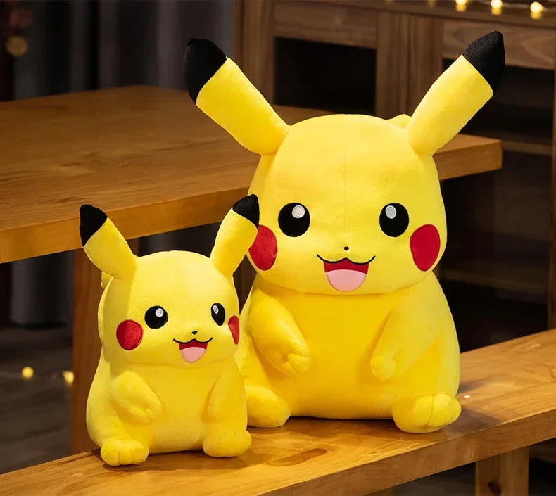 Cartoon Pikachu Plush Toy Lovely Peluche Stuffed Anime Pikachu Doll Kawaii Room Decor Soft Sofa Cushion Pillow Birthday Gifts
