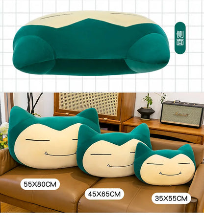 55/65/80CM Big Size Pokemon Snorlax‌ Plushies Kabigon Kawaii Cartoon Anime Plush Bolster Comfortable Soft Doll Children Gift