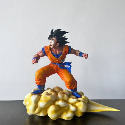 31cm/12.2inch Cloud Goku Figure Dragon Ball Z Super Saiyan Son Goku Action Figures Gk Statue Collection Model Toy Gifts