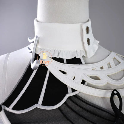 Wuthering Waves Phrolova Cosplay Costume Wig White Dress Fractsidus Carnival Halloween Party for Women Girls Accessory iCoser