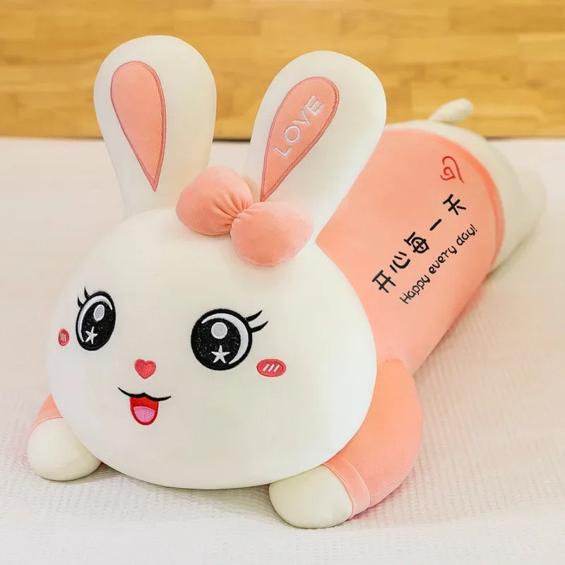 New 70-110cm Cute Rabbit Girlfriend Pillow Plush Toys Stuffed Pause Office Nap Sleep Pillow Cushion Gift Doll for Kids Girls