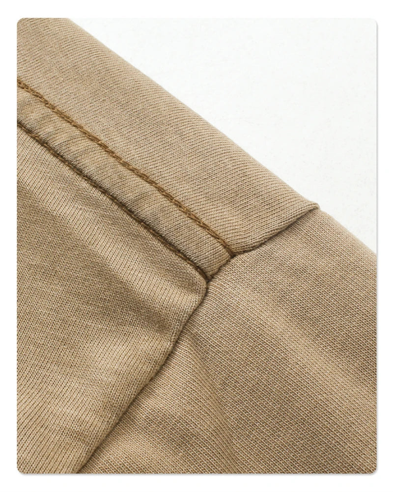 ZODF New 2024 Autumn Washed 100% Cotton T-Shirt For Men Unisex Loose Distressed 275gsm O Neck T Shirts Brand Tops HY0924