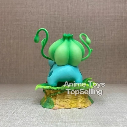 10cm/3.94in Anime Pokemon Figure Bulbasaur Action Figures Pvc Collection Model Toys for Children Gifts