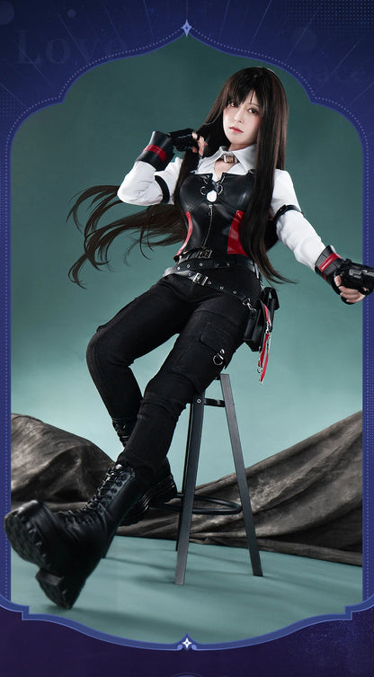 IN STOCK Heroine Cosplay Costume Game Love and Deepspace DokiDoki-R Hunter Uniform Sylus Xavier Rafayel Zayne Caleb