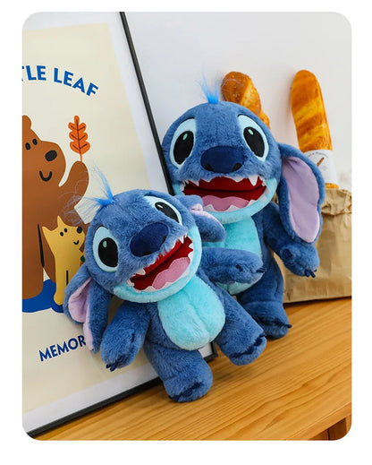 60cm Big Size Disney Stitch Cartoon Anime Plush Stuffed Doll Room Decoration Peluche Pillow Kawaii Plushies Ornaments Gifts