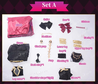 UWOWO Ereshkigal Cosplay Game Fatee/Grandd Orderr Lancer Ereshkigal Stage 1 Cosplay Costume  Halloween Costume