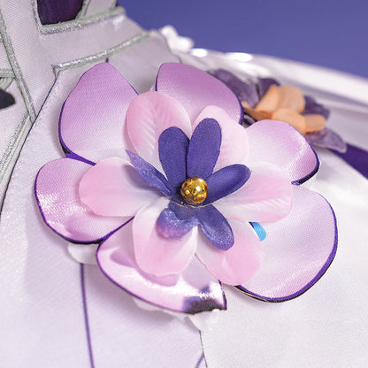 Honkai Star Rail Castorice Cosplay Costume Wig Dress Headwear Luminous Props Halloween Party for Women Girls Carnival Cos iCoser