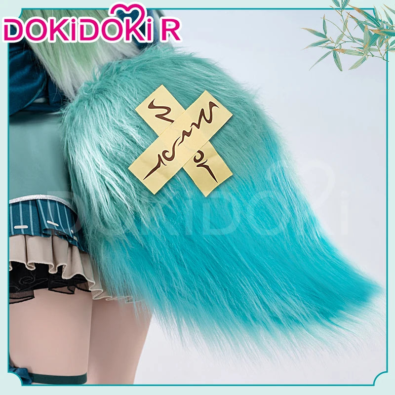 Huohuo Cosplay Costume Game Honkai: Star Rail DokiDoki-R Honkai Women Cute Maid Costume Huo Huo Cosplay Tail Christmas