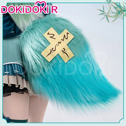 Huohuo Cosplay Costume Game Honkai: Star Rail DokiDoki-R Honkai Women Cute Maid Costume Huo Huo Cosplay Tail Christmas