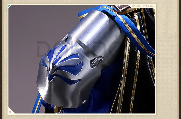 Saber Cosplay Costume Honkai: Star Rail x Fate DokiDoki-SR HSR Women Costume Dress Saber Cosplay Wig