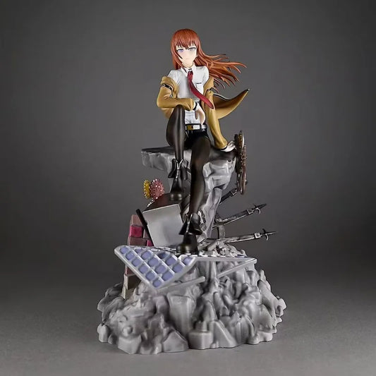 Makise Kurisu Anime Figure Beauty Model Fate Stone Gate Game Collect Gifts Desktop Decorations Fan Gifts 25.5cm ornament