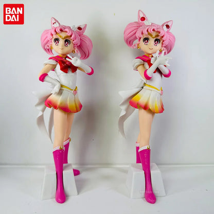 17cm Pretty Guardian Sailor Moon Cosmos Anime Figure The Movie Glitter Glamours Super Sailor Chibi Moon Action Figurine Toy Gift